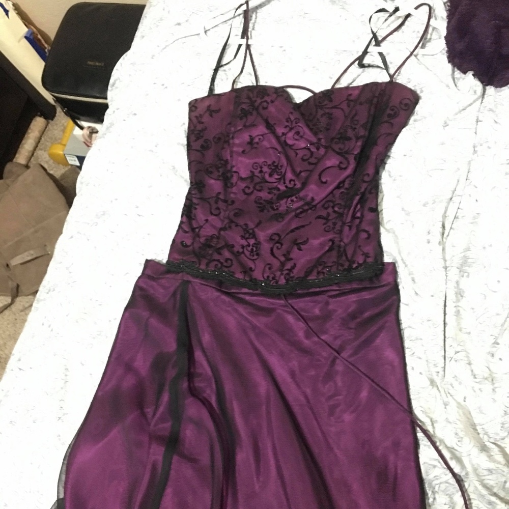 Blondies Nites Black Velvet Dress l Size: 13